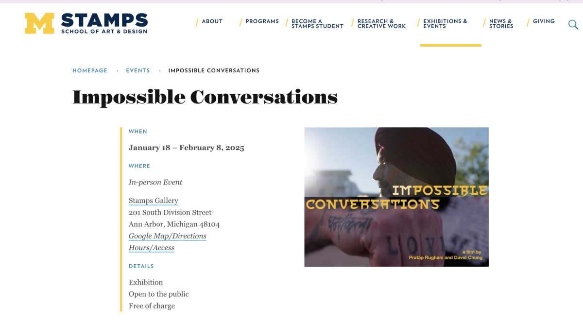 Impossible Conversations: a new film & exhibition Jan 18 – Feb 8, 2025